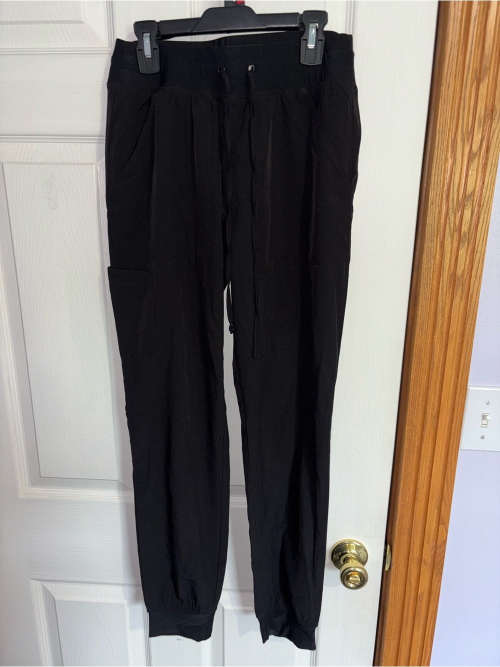 Black Scrub Jogger Pants